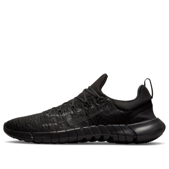 Nike Free Run 5.0 Black Off Noir Running Shoe Brand New - Picture 1 of 5